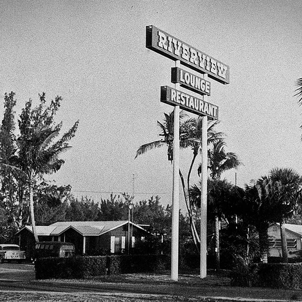 The Riverview Lounge in early Deerfield Beach, FL