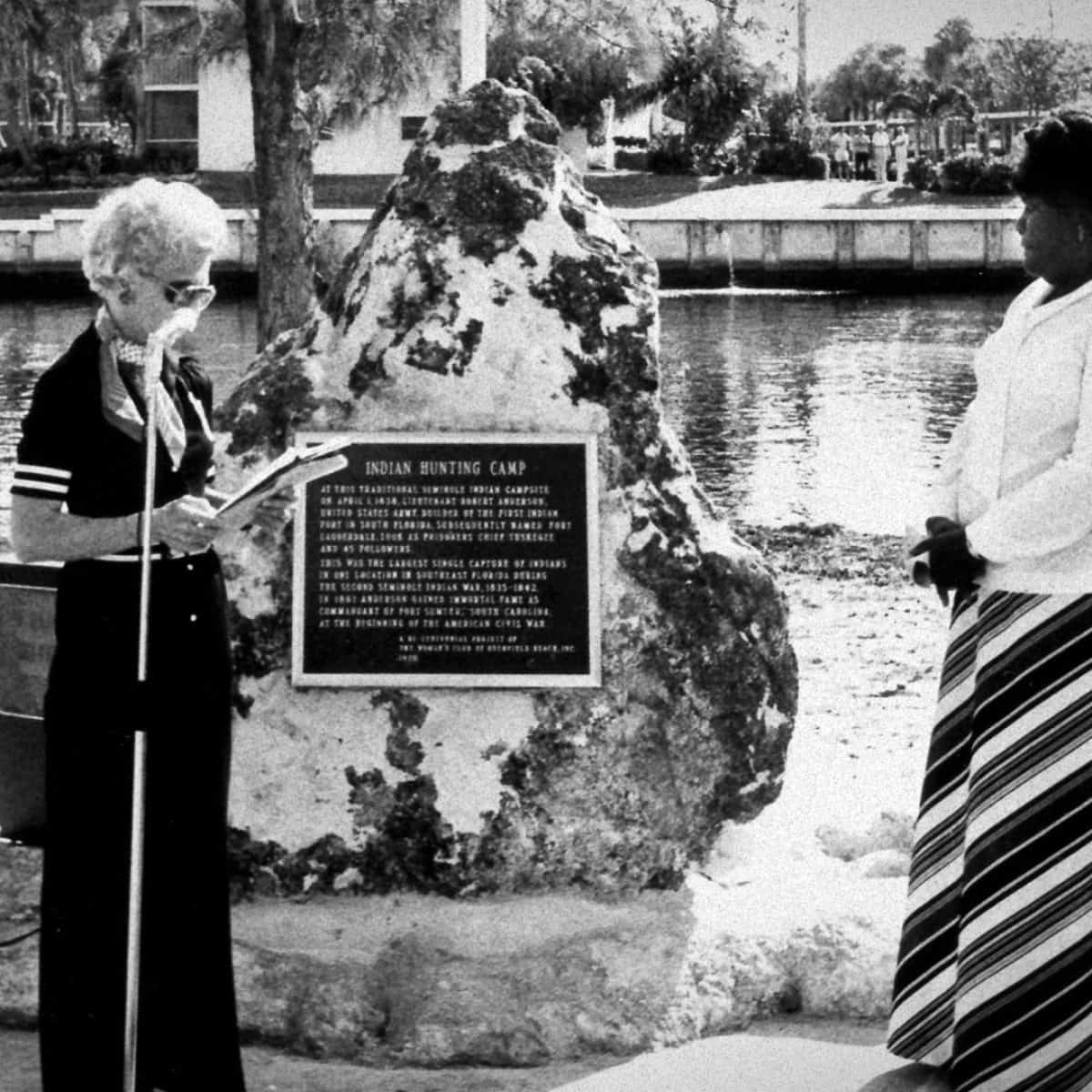 52 Deerfield Moments 2Seminole Hunting Camp The Deerfield Beach