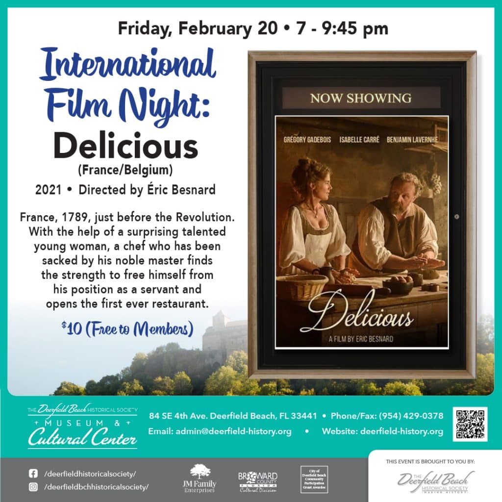 International Film Night: “Delicious” – February 20