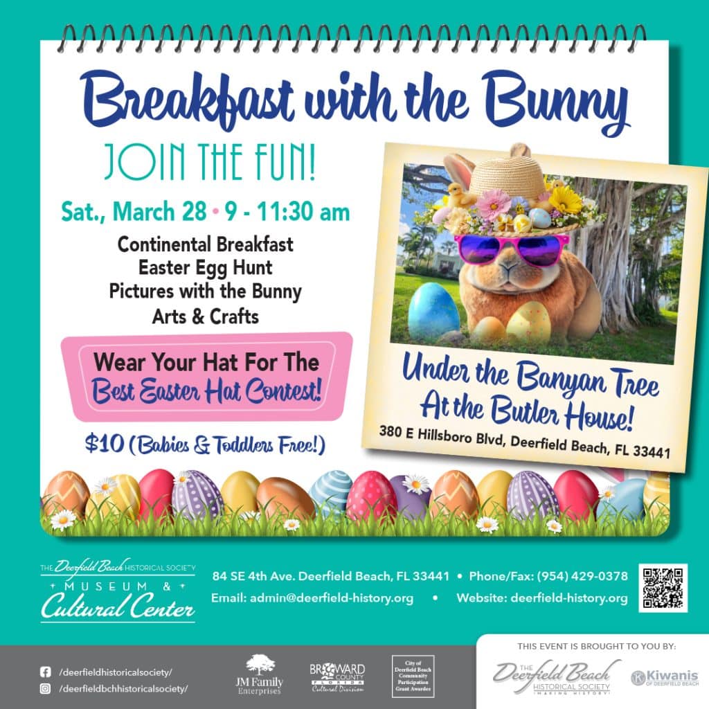 Breakfast with the Bunny under the Butler House Banyan Tree, March 28