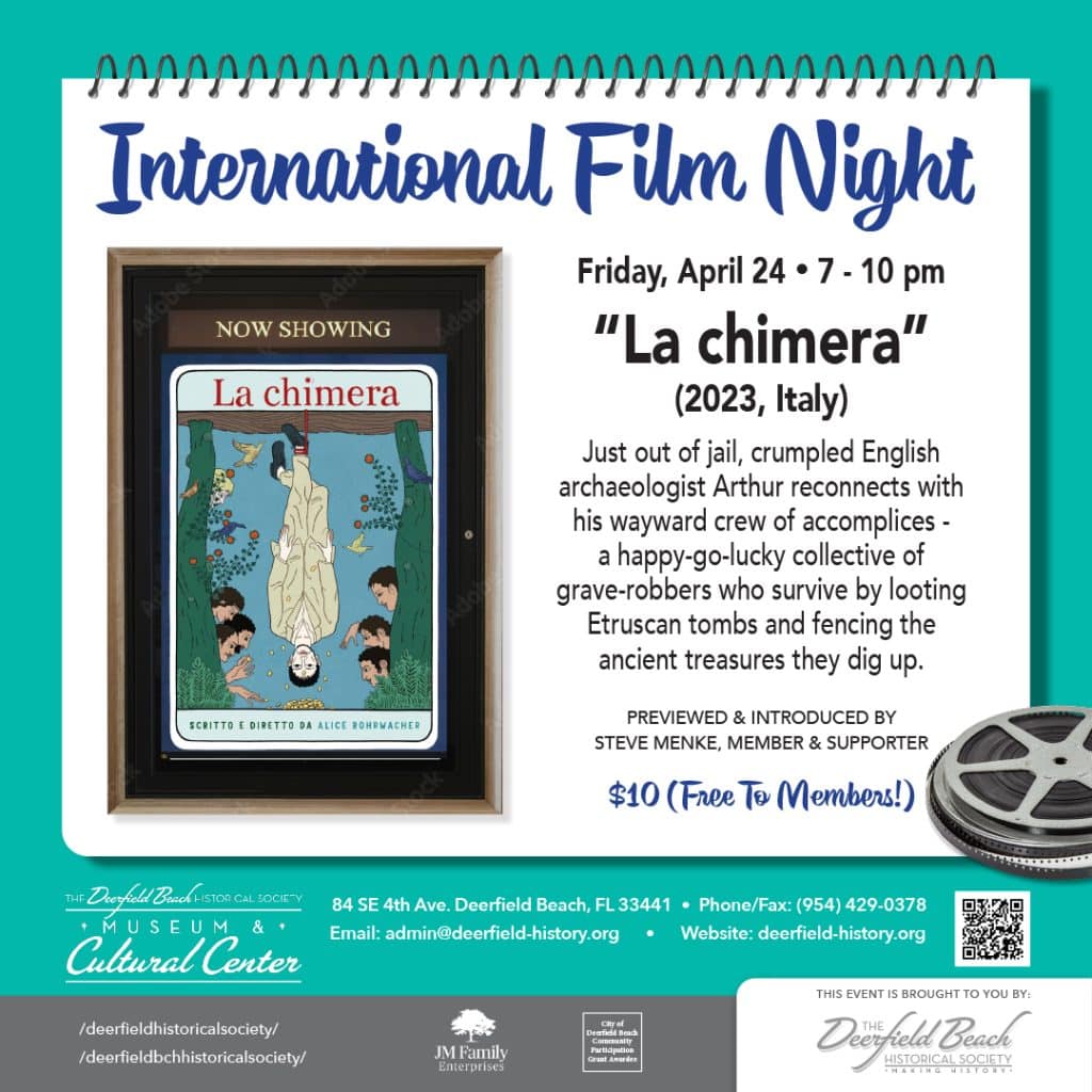 International Film Night: “La Chimera” (Italy) – April 24