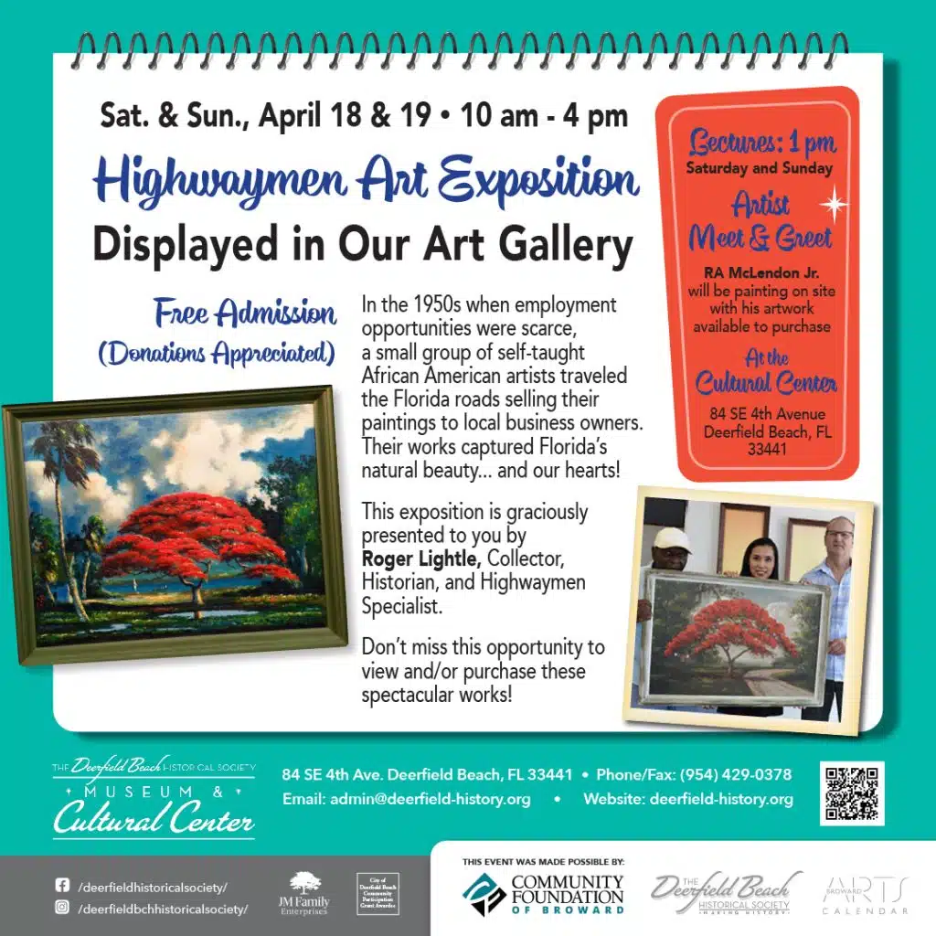 Highwaymen Artist Exhibition & Live Painting by RA McLendon Jr., April 18 & 19