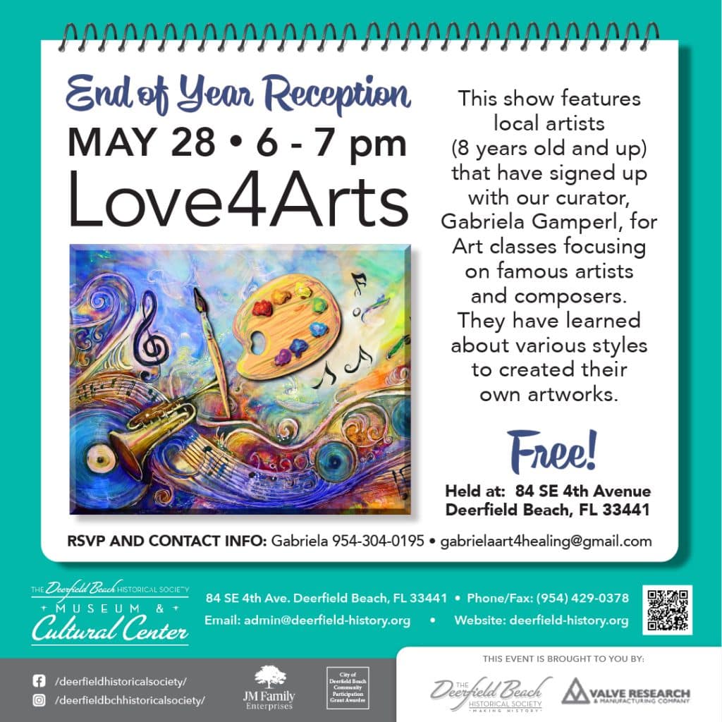 Children’s Love4Arts End of Year Art Reception, May 28